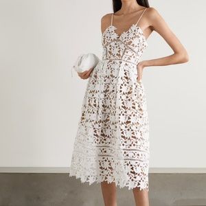 BNWT Self-Portrait Azaelea guipure lace dress
